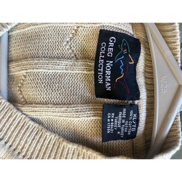 Greg Norman XL Cherry Hill Golf Club 100% Cotton Vest Vintage - Picture 2 of 4